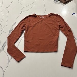 Wild Fable Terracotta Long Sleeve Top